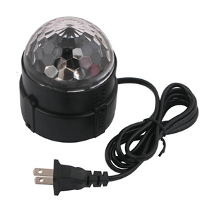 BuySKU73986 3W Self-propelled Strobe Magic LED RGB Colorful Stage Lamp DJ Party Light (Black)