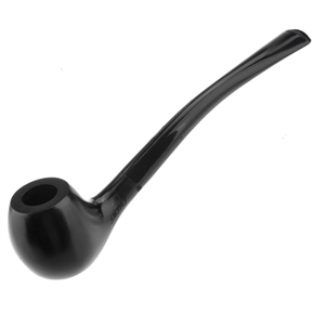 BuySKU74022 9001 Classical Long Sandalwood Men's Cigarette Tobacco Smoking Pipe (Black)