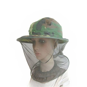 BuySKU73931 Creative Anti-mosquito Anti-bee Net Mesh Style Full Face Protective Hat - Free Size (Camouflage)