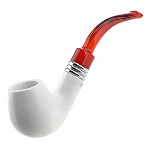 BuySKU74004 Exquisite Detachable Meerschaum Bowl Men's Cigarette Tobacco Smoking Pipe