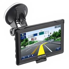 BuySKU66438 HUNYDON HY-103 5.0" TFT-LCD Touch Screen 4GB HD Car GPS Navigator with Media Player /FM /TF Slot (Black)