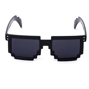 BuySKU74109 M09 Retro Style Full Frame Oversized Lens UV Protection Unisex Sunglasses (Matte Black)