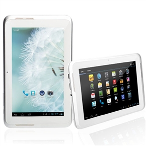 BuySKU73620 Nextway T7 Android 4.0 MTK6515 1.0GHz Bluetooth Dual-camera FM 512MB/2GB 7-inch 2G GSM Phone Tablet PC (White)