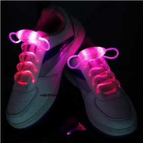 BuySKU74060 Novelty Weatherproof Washable 3-Mode LED Glowing Flashing Shining Shoelaces - One Pair (Pink Light)