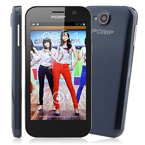 BuySKU73864 POMP W89 Android 4.2 MTK6589 Quad-core Dual-camera GPS 1GB/4GB 4.63-inch Capacitive 3G Smartphone (Black)