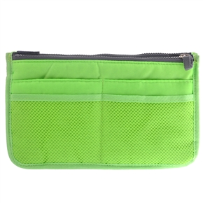 BuySKU74074 Portable Multi-function Nylon Bag In Bag Handbag Cosmetic Storage Bag Organizer Travel Bag Pouch (Green)