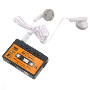 BuySKU73756 Retro Cassette Shaped Mini Digital MP3 Music Player with TF Card Slot /USB Port (Black)