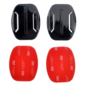 BuySKU73979 ST-12 2pcs Flat Adhesive Mount with 2 Double-sided Adhesive Tapes for GoPro HD HERO /HERO2 /HERO3