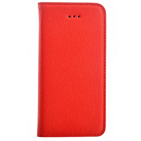 BuySKU73682 Ultra-thin PU Protective Flip Case Cover with 2 Mini Suckers & Stand for iPhone 5 (Red)