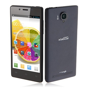 BuySKU74102 XIAOCAI X9 Android 4.2 MTK6589 Quad-core 4.5-inch QHD IPS Screen Dual-camera GPS 1GB/4GB 3G Smartphone (Black)
