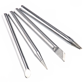 BuySKU74273 4-in-1 60W Replacement Lead-free Soldering Iron Tips Set (Silver)