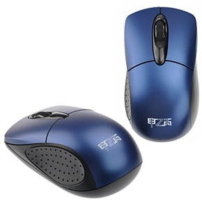 BuySKU74212 8200 2.4GHz 10 Meters Optical Wireless Mouse with USB Port Receiver (Blue)