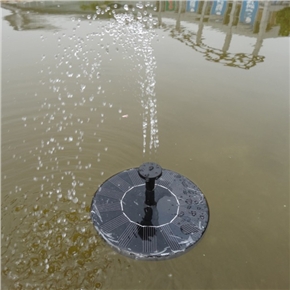 BuySKU74190 AS180-0814 1.4W Solar Power Floating Water Pump Fountain Submersible Pump for Pool Garden Plants (Black)
