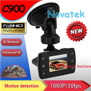 BuySKU74417 C900 1.5-inch LCD 140-degree Wide Angle FHD 1080P H.264 Car DVR with G-sensor /Night Vision /Loop Recording (Black)