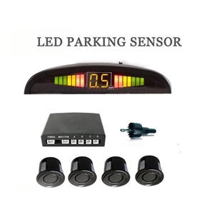BuySKU59880 Car Radar Parking Sensor System with 4 Detectors and LED Display