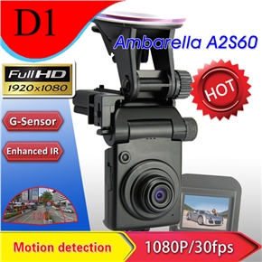 BuySKU74416 D1 1.5-inch LCD 120-degree Wide Angle FHD 1080P H.264 Car DVR with G-sensor /4X Digital Zoom /HDMI /Loop Recording