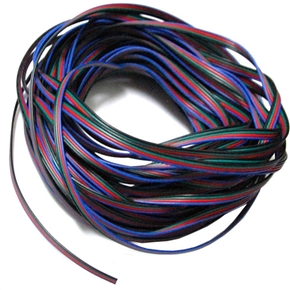BuySKU74468 Durable 20M 4-pin RGB Extension Cable Line for LED Strip RGB5050 /RGB3528 Light Lamp