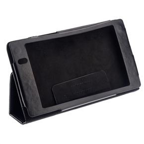 BuySKU74519 Durable PU Protective Magnetic Flip Case Cover with Stand for Google Nexus 7 II 7-inch Tablet PC (Black)