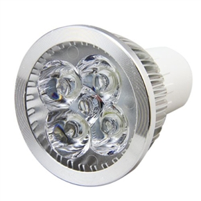 BuySKU74483 Energy-saving GU10 85V-265V 4W 380-lumen 4-LED Ultra Bright White Light LED Bulb Spotlight