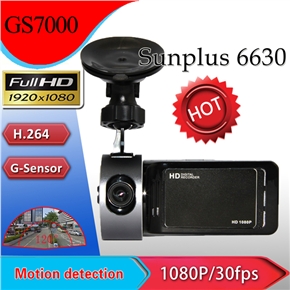 BuySKU74431 GS7000 2.7-inch LCD 120-degree Wide Angle FHD 1080P H.264 Car DVR with G-sensor /Motion Detection /HDMI /AV-out