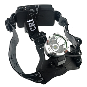 BuySKU74329 K11 Outdoor Sports CREE XM-L T6 3-Mode 1600-lumens LED Headlamp Headlight with Adjustable Headband (Black)
