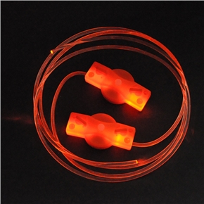 BuySKU74196 Magic Waterproof 3-Mode Ultra-bright LED Luminescent Glowing Flashing Shoelaces - One Pair (Orange Light)