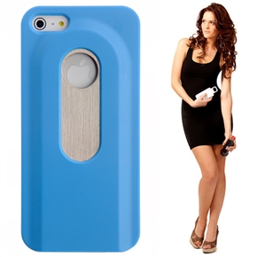 BuySKU74332 Novelty Slide-out Bottle Opener Style Hard Protective Back Case Cover for iPhone 5 (Blue)