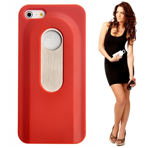BuySKU74333 Novelty Slide-out Bottle Opener Style Hard Protective Back Case Cover for iPhone 5 (Red)