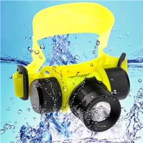 BuySKU74166 Portable Adjustable CREE Q5 3-Mode 240-350 Lumens Waterproof LED Headlamp Flashlight for Diving /Swimming