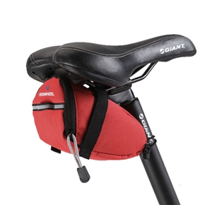 BuySKU74115 Roswheel 13017 Portable Bike Cycling Bicycle Saddle Bag Seat Bag Pouch with Reflective Tape (Red)