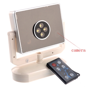 BuySKU74188 SF001A HD 720P H.264 Desk Type Mini DVR Digital Video Camcorder with 4 LED Night Lights /TF Slot /USB (White)