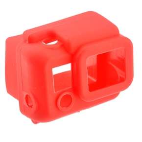 BuySKU74349 ST-41 Soft Silicone Protective Case for GoPro Hero3 (Red)