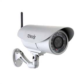 BuySKU74448 TENVIS IP391W IR-Cut Pan/Tilt PTZ Waterproof Outdoor Wireless WiFi Network IP Camera with IR Night Vision (White)