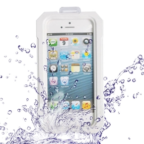 BuySKU74344 ipega Portable IP67 Waterproof Dustproof Hard Protective Case Cover Shell for iPhone 5 (White)