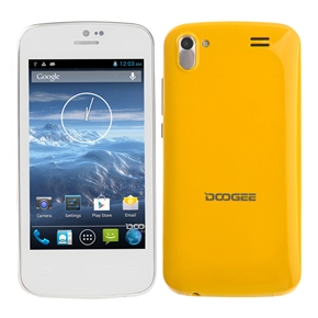 BuySKU74596 DOOGEE Collo DG100 Android 4.2 MTK6572 Dual-core 4.0-inch IPS Screen Dual-camera GPS 512MB/4GB 3G Smartphone (Yellow)