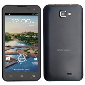 BuySKU74591 DOOGEE Hotwind DG200 Android 4.2 MTK6577 Dual-core 4.7-inch IPS Screen Dual-camera GPS 512MB/4GB 3G Smartphone (Black)