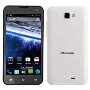 BuySKU74592 DOOGEE Hotwind DG200 Android 4.2 MTK6577 Dual-core 4.7-inch IPS Screen Dual-camera GPS 512MB/4GB 3G Smartphone (White)
