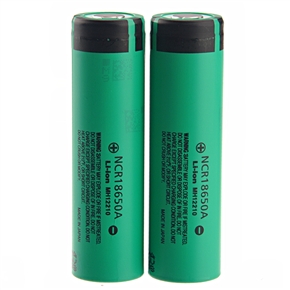 BuySKU74643 High-performance 3.7V 3100mAh NCR 18650A Rechargeable Li-ion Battery - One Pair (Green)