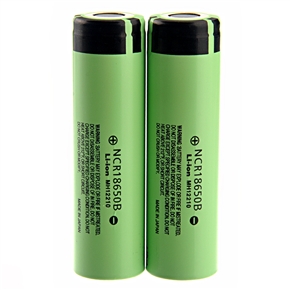 BuySKU74641 High-performance 3.7V 3400mAh NCR 18650B Rechargeable Li-ion Battery - One Pair