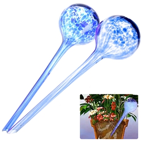 BuySKU74870 Magic Glass Automatic Flower Plants Watering Globe Device - 2 pcs/set