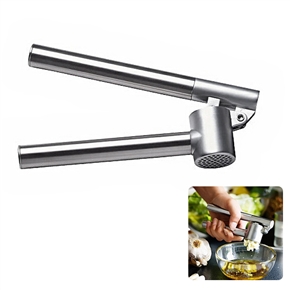 BuySKU74743 Portable Stainless Steel Garlic Press Crusher Masher Kitchen Tool (Silver)