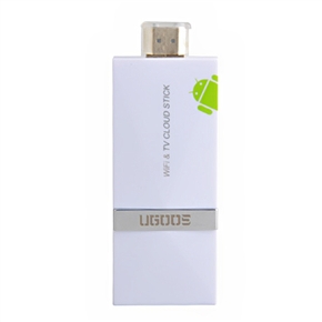 BuySKU74588 UM1 Android 4.2 RK3188 Quad-core 1GB/8GB Android TV Box with WiFi /HDMI /Bluetooth /USB /TF Slot (White)