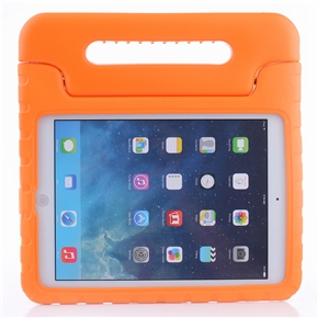 Multi-functional Children Kids Safe Shockproof Soft EVA Foam Protective Back Case Cover with Handle Stand for iPad Air 2 /iPad 6 (Orange)