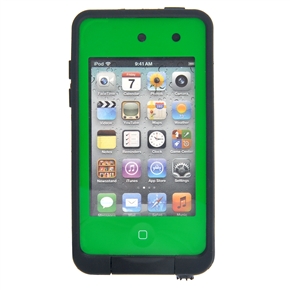 Waterproof Shockproof Dirtproof Protective Case Cover Shell for iPod touch 4 (Green)