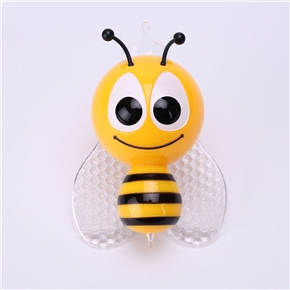 Bee Design Night Light Lamp Light-Controll Wall Nightlight for Baby and Toddlers with EU Plug