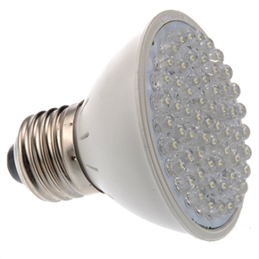 BuySKU68443 Energy-saving E27 3W 60-LED 180 Lumens Cold White LED Bulb Light Lamp