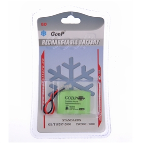 BuySKU68276 GODP GD-303 1/3AAA*3 3.6V 210mAh Cordless Phone Ni-MH Rechargeable Battery Pack