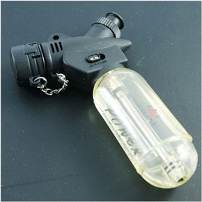 BuySKU68969 1300-C Transparent Windproof Butane Jet Cigarette Lighter