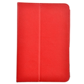 BuySKU69472 Durable PU Protective Case Cover Skin with Stand for Q88 Q8 7-inch Tablet PC (Red)