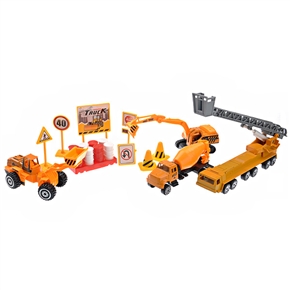 BuySKU69494 No.JP621-1 1:87 Scale Die-cast Metal & Plastic Model Construction Trucks Set